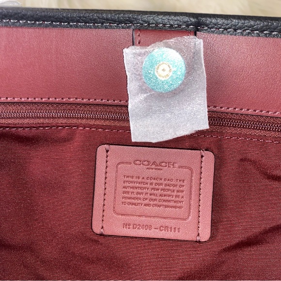 Coach π€ leather Tote bag New - Picture 7 of 13